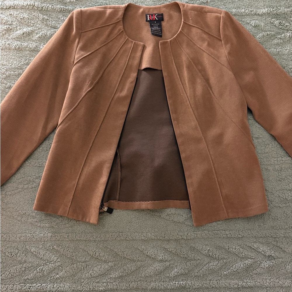 HK Tan Women's Blazer